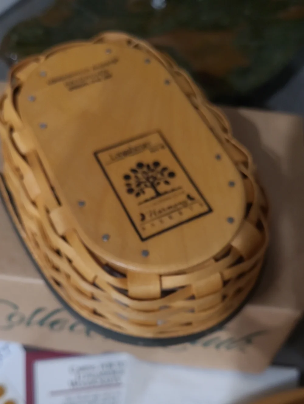 Longaberger Collectors Club Harmony Basket No 5 With Box!
